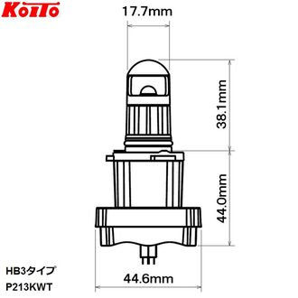 Koito HB3 LED 12V 14W 6500K, комплект 2 шт.