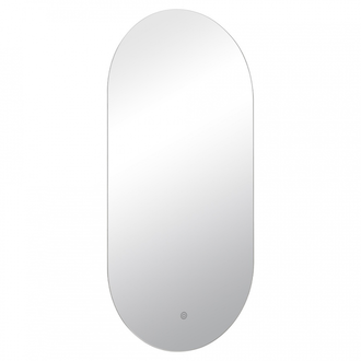 Мансарда с LED- подсветкой сенсорное, овальное, 40х80 см 8047-Zm1