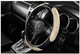   iSky Чехол на руль с тканевыми вставками, женский дизайн, кожзам, размер М, черн.
