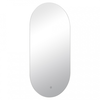 Мансарда с LED- подсветкой сенсорное, овальное, 40х80 см 8047-Zm1