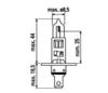 Osram H1-12v 55w  Cool Blue Hyper 5000k DuoBox (62150CBH+_DuoBox)